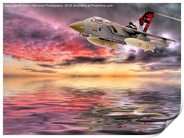 Dawn Patrol - Tornado GR4 Print by Colin Williams Photography