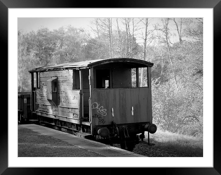 Train Carriage Framed Mounted Print by Colin Richards