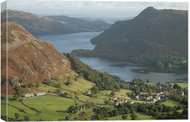 Ullswater Canvas Print by mark blower