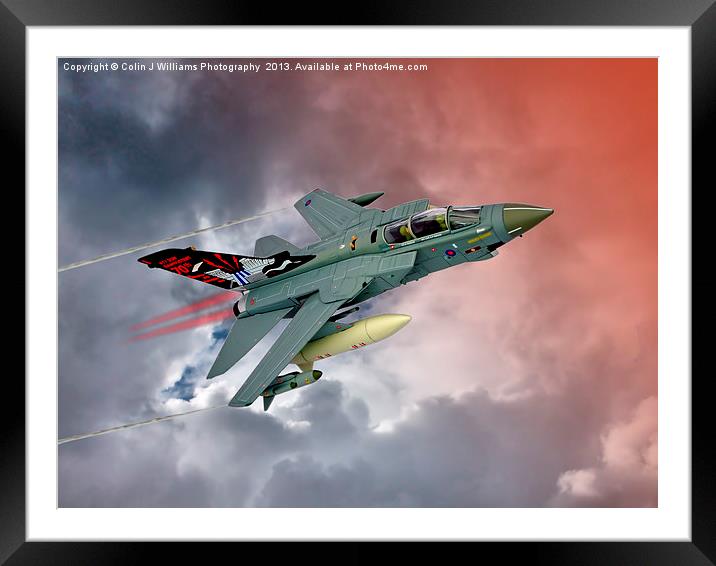 Storming !! Tornado GR4 617 Squadron Framed Mounted Print by Colin Williams Photography
