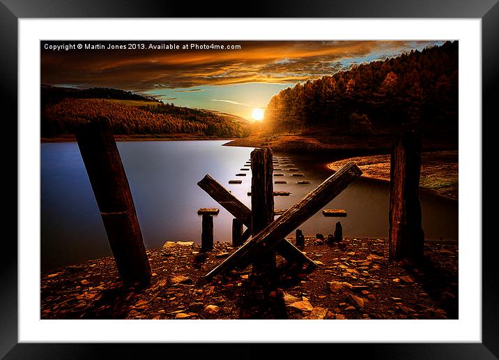 Pillars of Derwent Sunrise Framed Mounted Print by K7 Photography
