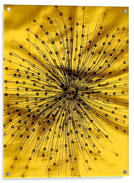 Sequins & Swirls Acrylic by Bill Lighterness