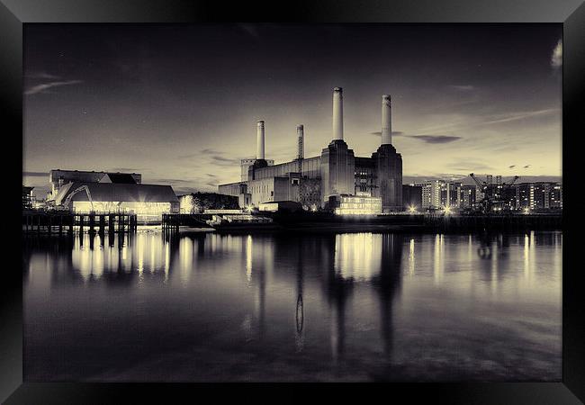 Battersea Power Station London Framed Print by Ian Hufton