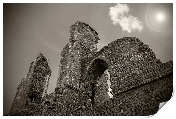 Ruins of the Abbey Print by Purple OneTwoEight