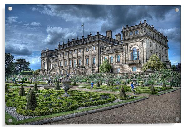 Harewood House #1 Acrylic by Colin Metcalf