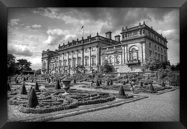 Harewood House #1 Mono Framed Print by Colin Metcalf