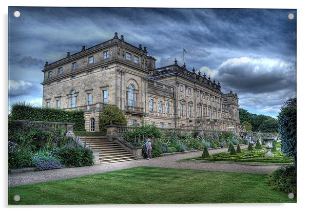 Harewood House #2 Acrylic by Colin Metcalf