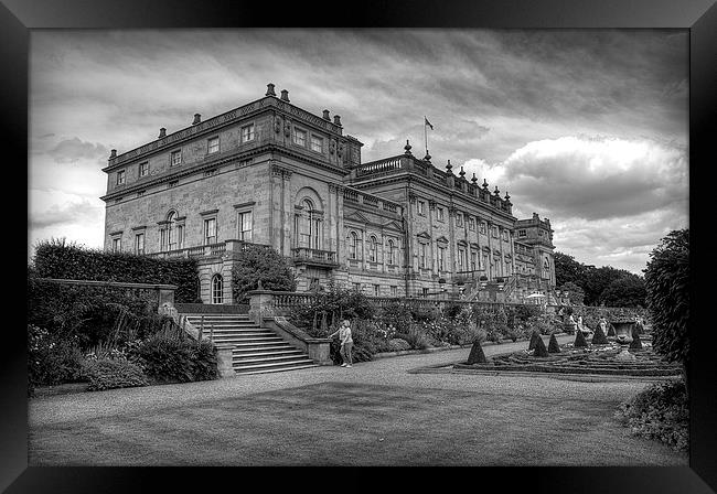 Harewood House #2 Mono Framed Print by Colin Metcalf