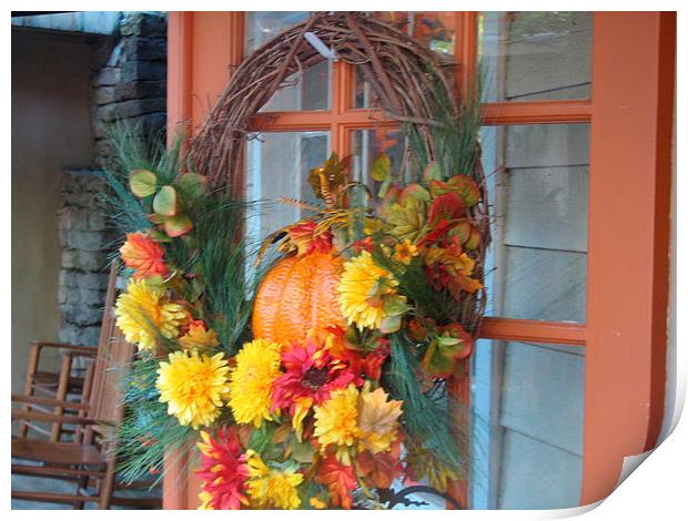 Welcome in with the Fall Colors Print by Pics by Jody Adams