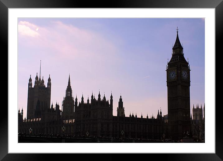 Houses of Parliament Framed Mounted Print by Ruth Hallam