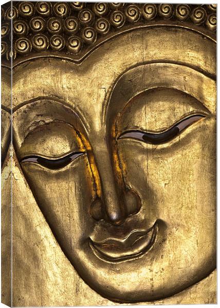 Buddha face Canvas Print by Jim O'Donnell