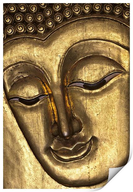 Buddha face Print by Jim O'Donnell