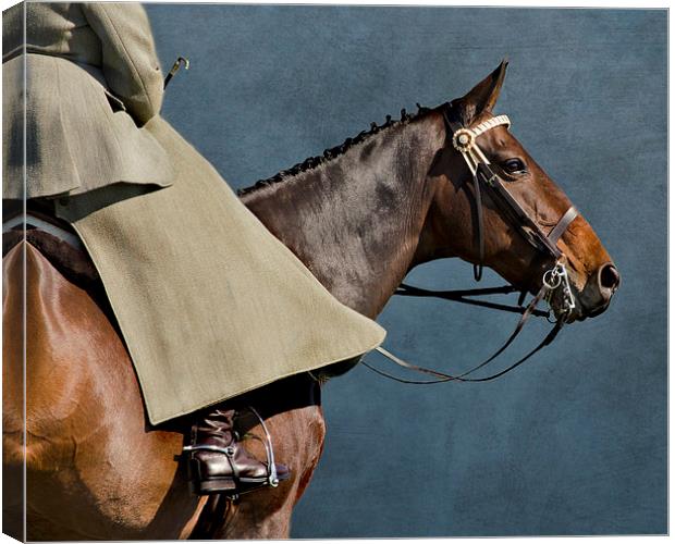 Sidesaddle rider Canvas Print by Linsey Williams