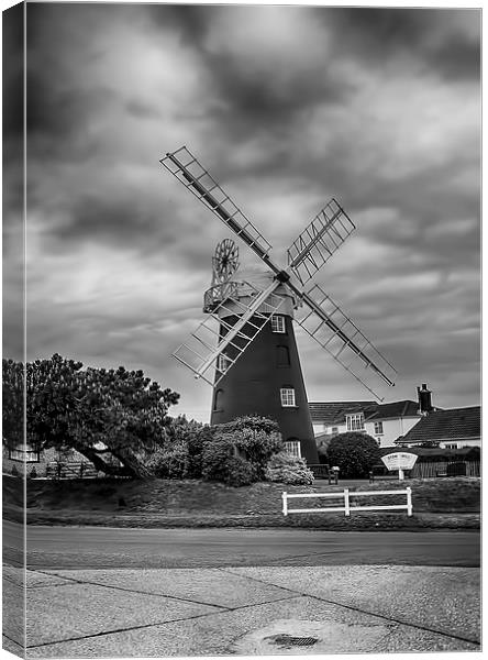 Stow Mill Canvas Print by Chris Thaxter