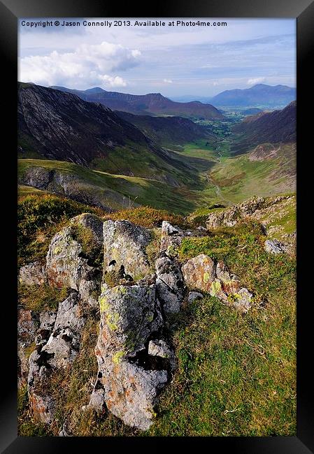 Newland Valley Views Framed Print by Jason Connolly