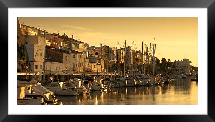 Ciutadella de Menorca Framed Mounted Print by Mark Hobson