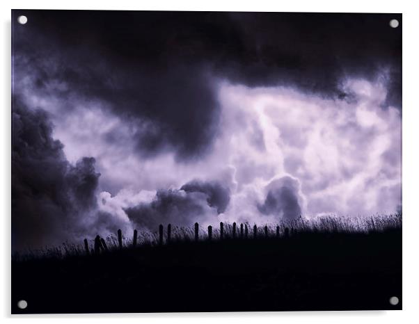 Storm Approaching Acrylic by Fraser Hetherington