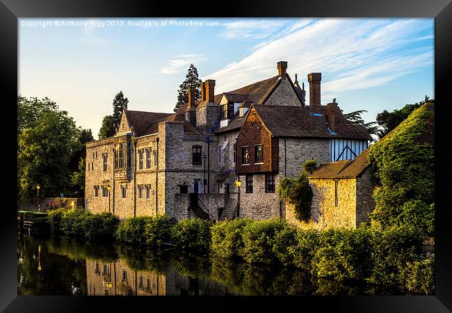 Archbishops Palace Framed Print by Anthony Rigg
