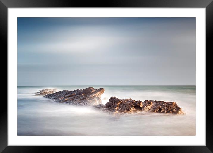 Peverill Point, Swanage Framed Mounted Print by Chris Frost