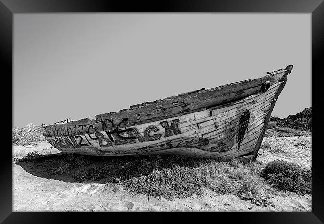old boat Framed Print by Kelvin Rumsby