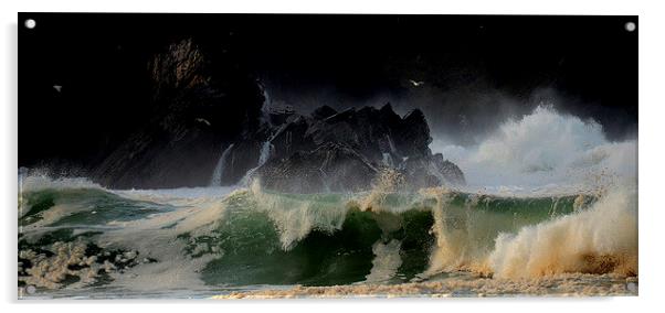 Clogher beach Acrylic by barbara walsh