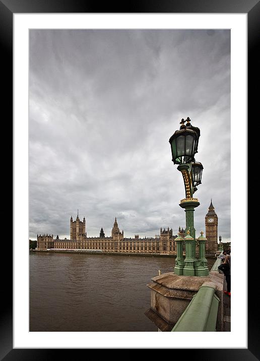 Westminster Framed Mounted Print by Graham Custance