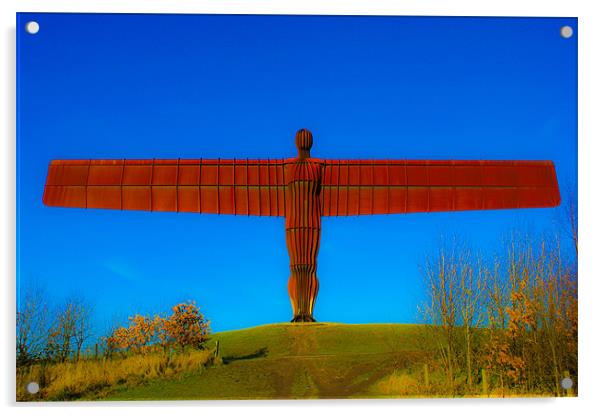 Angel of the North Acrylic by George Young