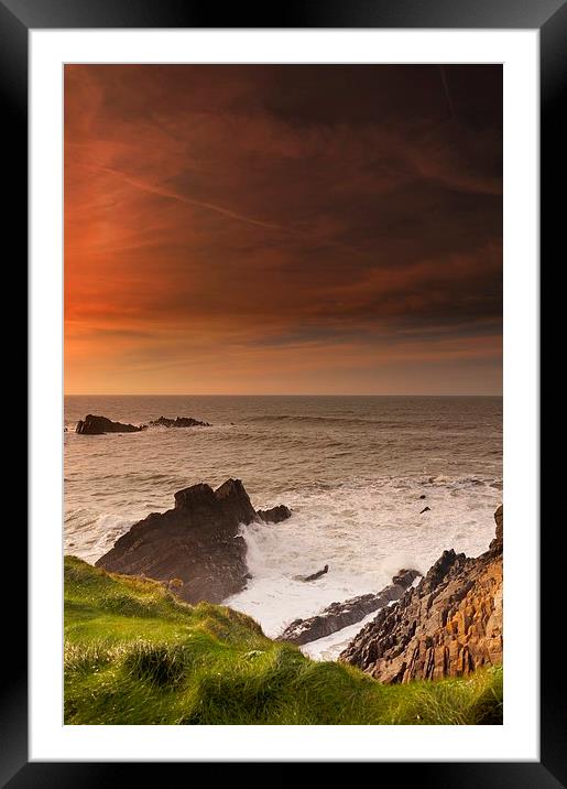 Hartland Quay Framed Mounted Print by Alexia Miles