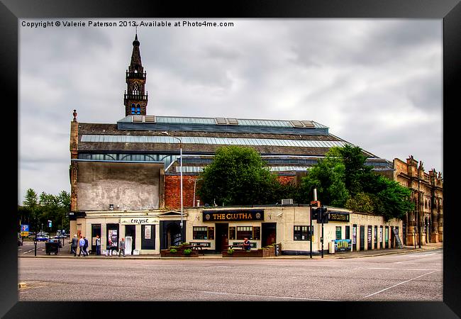 The Clutha Glasgow Framed Print by Valerie Paterson