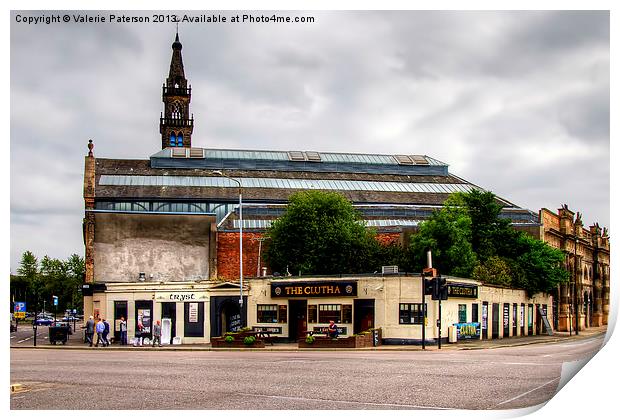 The Clutha Glasgow Print by Valerie Paterson