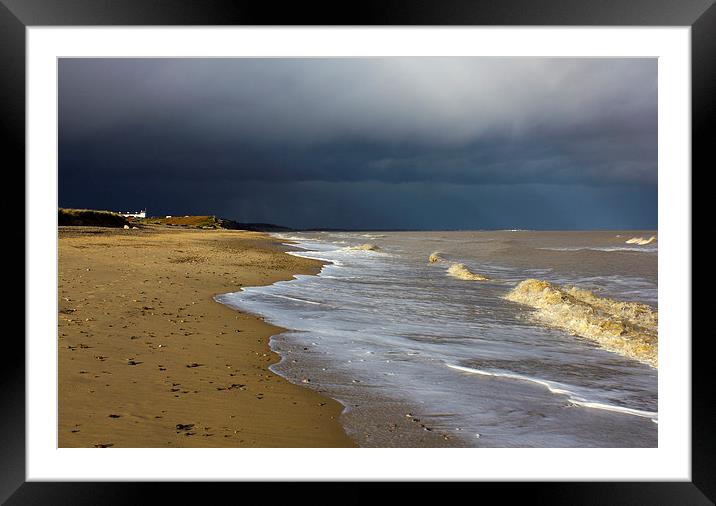 Storm Over Dunwich Framed Mounted Print by Darren Burroughs