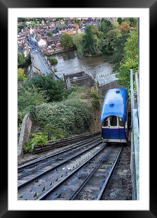 Bridgnorth Cliff Railway Framed Mounted Print by Ann Garrett