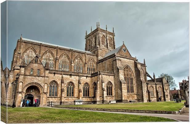 Sherborne abbey Canvas Print by Andy dean