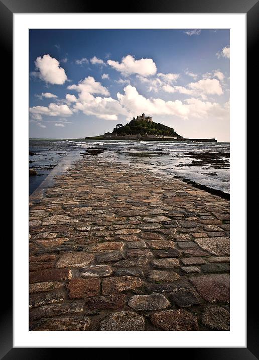 St Michaels Mount, Cornwall Framed Mounted Print by Graham Custance