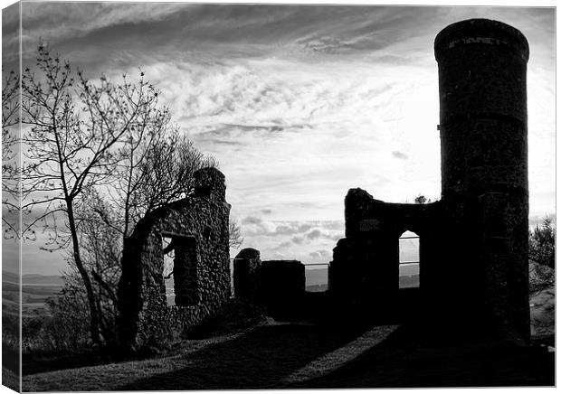 Shadow of the Tower Canvas Print by Fraser Hetherington
