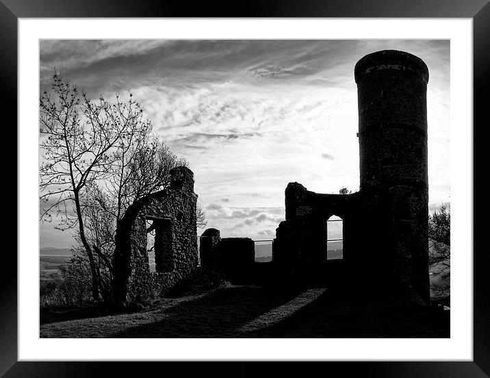 Shadow of the Tower Framed Mounted Print by Fraser Hetherington