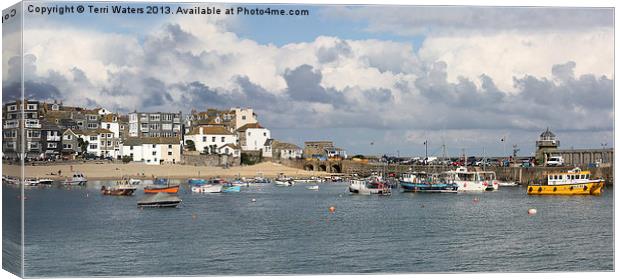 A Postcard From St Ives Canvas Print by Terri Waters