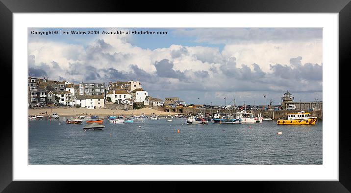 A Postcard From St Ives Framed Mounted Print by Terri Waters