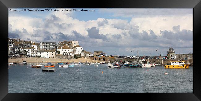 A Postcard From St Ives Framed Print by Terri Waters