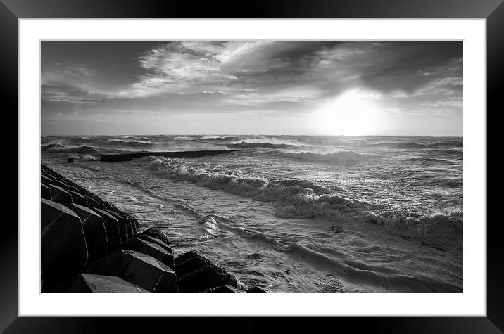 The Storm Image 4 Sunrise Framed Mounted Print by Jonny Essex