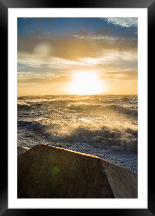 The Storm Image 6 Sunrise Framed Mounted Print by Jonny Essex