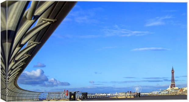 Blackpool Tower Canvas Print by Victor Burnside