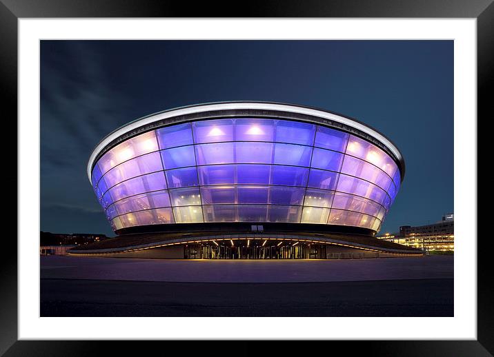 Glasgow Hydro Arena Framed Mounted Print by Grant Glendinning