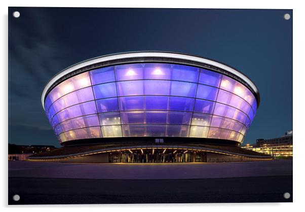 Glasgow Hydro Arena Acrylic by Grant Glendinning