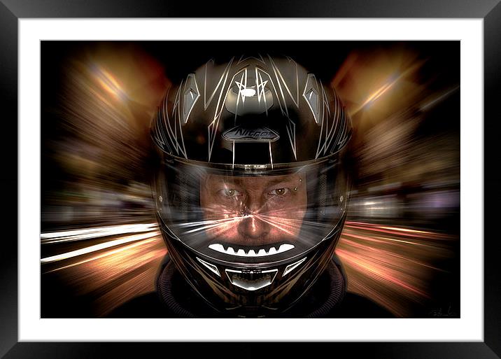 SPEED Framed Mounted Print by Rob Toombs