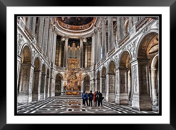 Section in Chateau de Versailles Framed Mounted Print by Art Magdaluyo