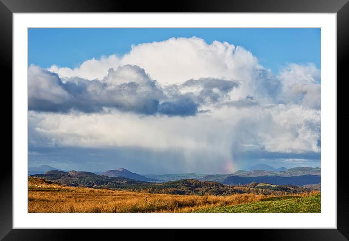 Cloud burst Framed Mounted Print by Rory Trappe
