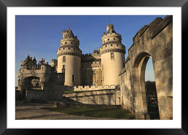 Chateau De Pierrefonds Framed Mounted Print by Jim O'Donnell