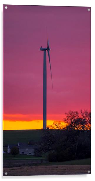 Wind power Acrylic by Steven Ralser