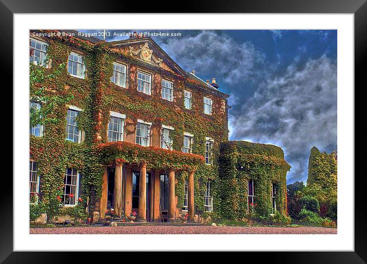 To the Manor Born Framed Mounted Print by Brian  Raggatt